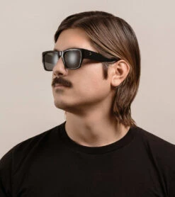 RUFIO-Recycled Black / Green Polarized-55 -Raen Eyeglasses Shop 100M231RUF S762 55 A4