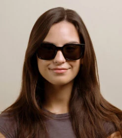 WEST-Recycled Black / Smoke Polarized-55 18 WEST-Recycled Black / Smoke Polarized-55 -Raen Eyeglasses Shop 100M232WES S756 55 A5