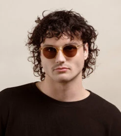 BASQ-Champagne Crystal / Suntan-50 17 BASQ-Champagne Crystal / Suntan-50 -Raen Eyeglasses Shop 100U231BAS S751 50 A3