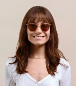 BASQ-Champagne Crystal / Suntan-50 19 BASQ-Champagne Crystal / Suntan-50 -Raen Eyeglasses Shop 100U231BAS S751 50 A5