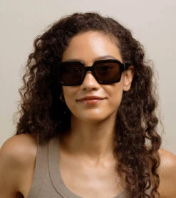 MYSTIQ-Recycled Black / Smoke Polarized-52 -Raen Eyeglasses Shop 100U232MYS S756 52 A3