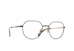 PEELE-Satin Black + Brindle Tortoise / Clear-54 9 PEELE-Satin Black + Brindle Tortoise / Clear-54 -Raen Eyeglasses Shop 200213UPEE E924 54 A1