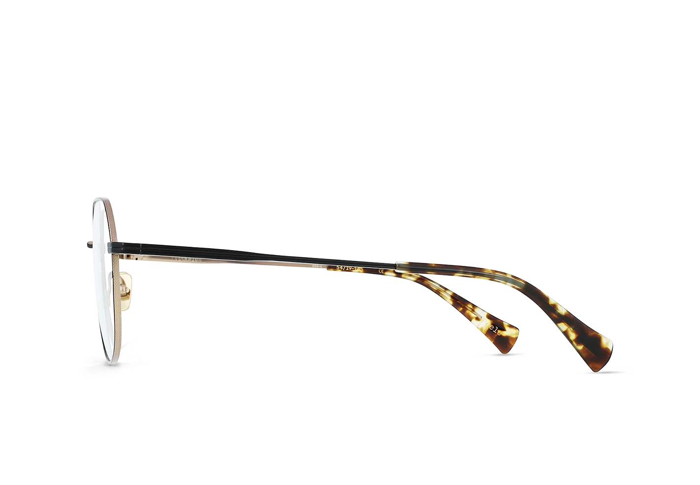 PEELE-Satin Black + Brindle Tortoise / Clear-54 4 PEELE-Satin Black + Brindle Tortoise / Clear-54 - Image 4