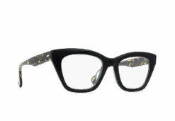 POZY-Crystal Black + Cosmos Tortoise / Clear-52 -Raen Eyeglasses Shop 200F223POZ E935 52 A1