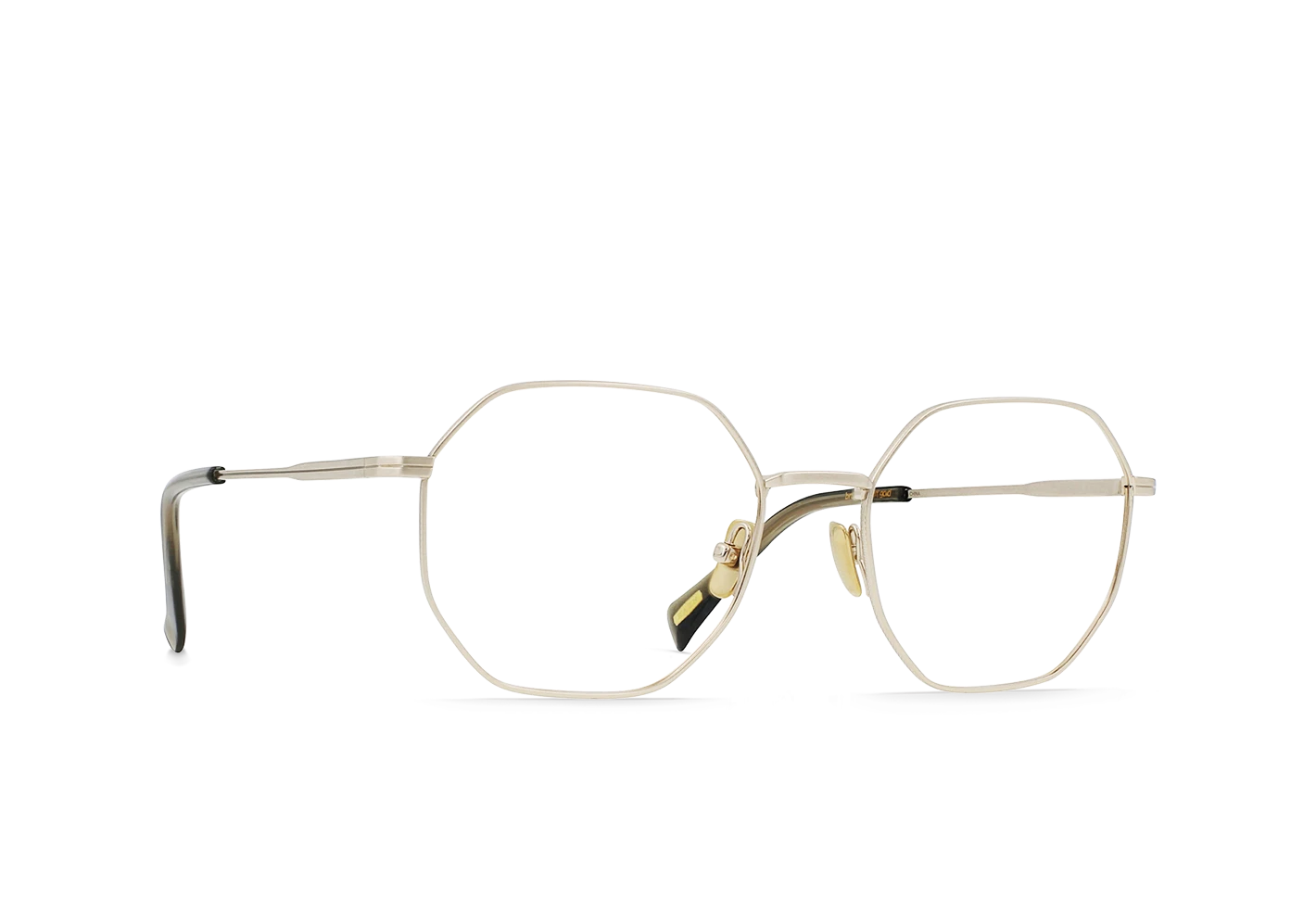 MAYLIN-Brushed Light Gold + Khaki / Clear-52 3 MAYLIN-Brushed Light Gold + Khaki / Clear-52 - Image 3