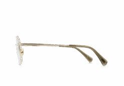 MAYLIN-Brushed Light Gold + Khaki / Clear-52 10 MAYLIN-Brushed Light Gold + Khaki / Clear-52 -Raen Eyeglasses Shop 200U213MAY E379 52 A2