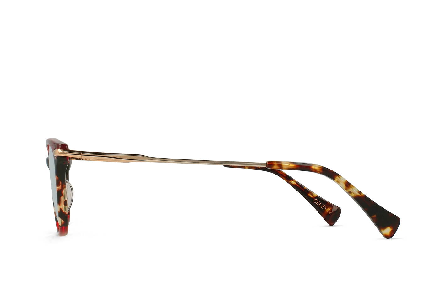 CELESTE-Cherry Cola + Light Gold / Clear-51 4 CELESTE-Cherry Cola + Light Gold / Clear-51 - Image 4