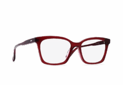 DEL-Oxblood / Clear-53 9 DEL-Oxblood / Clear-53 -Raen Eyeglasses Shop 200W203DEL E138 53 A1