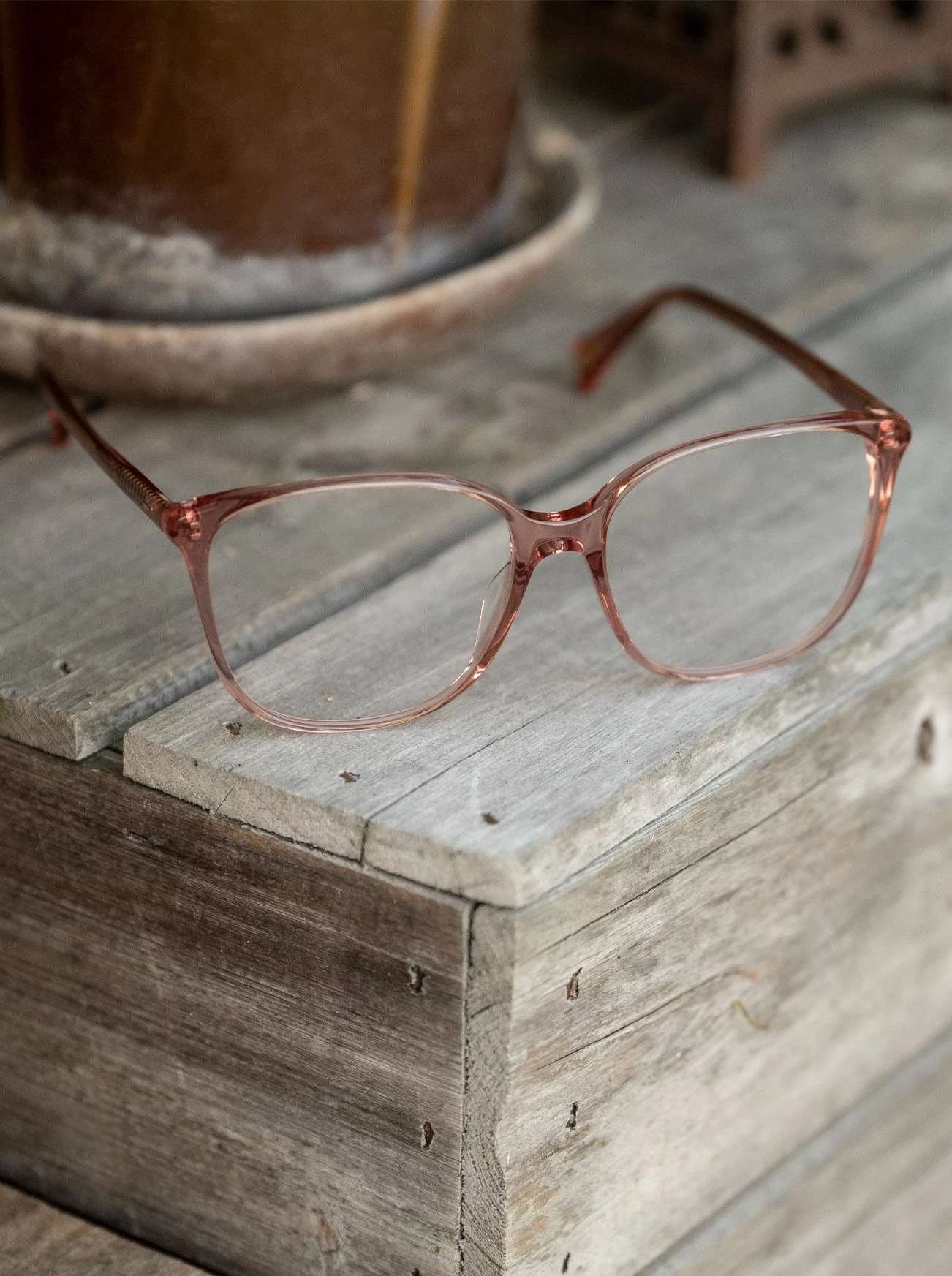 DAISEY-Almond Tortoise / Clear-57 7 DAISEY-Almond Tortoise / Clear-57 - Image 7