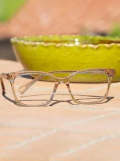 DEL-Saffron / Clear-53 12 DEL-Saffron / Clear-53 -Raen Eyeglasses Shop DEL FW21 Saffron Clear L2