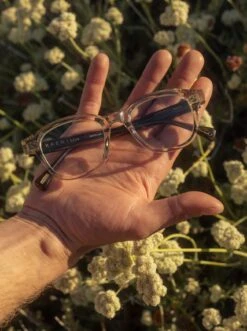 LOCKLIN-Crystal Black/Clear-49 -Raen Eyeglasses Shop LOCKLIN FW23 Crystal Black Clear L4