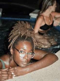 MARIN II-Ginger / Clear-48 12 MARIN II-Ginger / Clear-48 -Raen Eyeglasses Shop MARIN II SS23 Ginger Clear L2