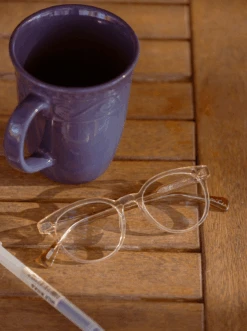 MARIN II-Ginger / Clear-48 15 MARIN II-Ginger / Clear-48 -Raen Eyeglasses Shop MARIN II SS23 Ginger Clear L5