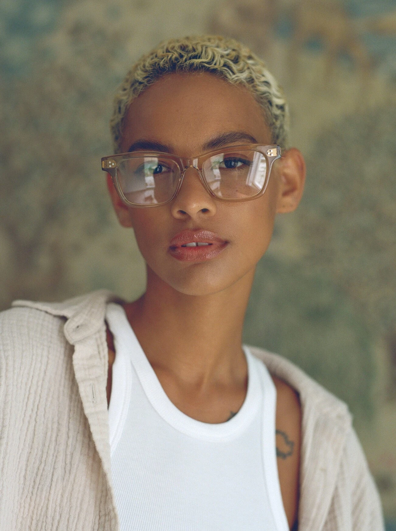 MAZZIE-Almond Tortoise / Clear-51 2 MAZZIE-Almond Tortoise / Clear-51 - Image 2