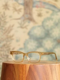 MAZZIE-Almond Tortoise / Clear-51 13 MAZZIE-Almond Tortoise / Clear-51 -Raen Eyeglasses Shop MAZZIE FW22 Almond Tortoise Clear L4