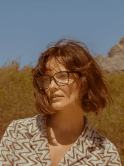 NEESE-Recycled Black / Clear-56 11 NEESE-Recycled Black / Clear-56 -Raen Eyeglasses Shop NEESE SS23 Recycled Black Clear L1