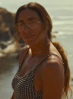 PEELE-Satin Black + Brindle Tortoise / Clear-54 11 PEELE-Satin Black + Brindle Tortoise / Clear-54 -Raen Eyeglasses Shop PEELE SS22 Satin Black Brindle Tortoise Clear L1