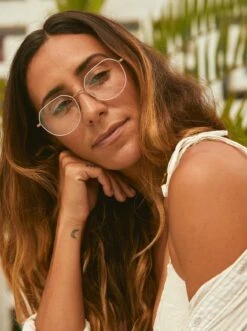 PEELE-Satin Black + Brindle Tortoise / Clear-54 13 PEELE-Satin Black + Brindle Tortoise / Clear-54 -Raen Eyeglasses Shop PEELE SS22 Satin Black Brindle Tortoise Clear L4