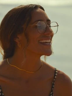 PEELE-Satin Japanese + Gold Sorrel / Clear-54 12 PEELE-Satin Japanese + Gold Sorrel / Clear-54 -Raen Eyeglasses Shop PEELE SS22 Satin Japanese Gold Sorrel Clear L2