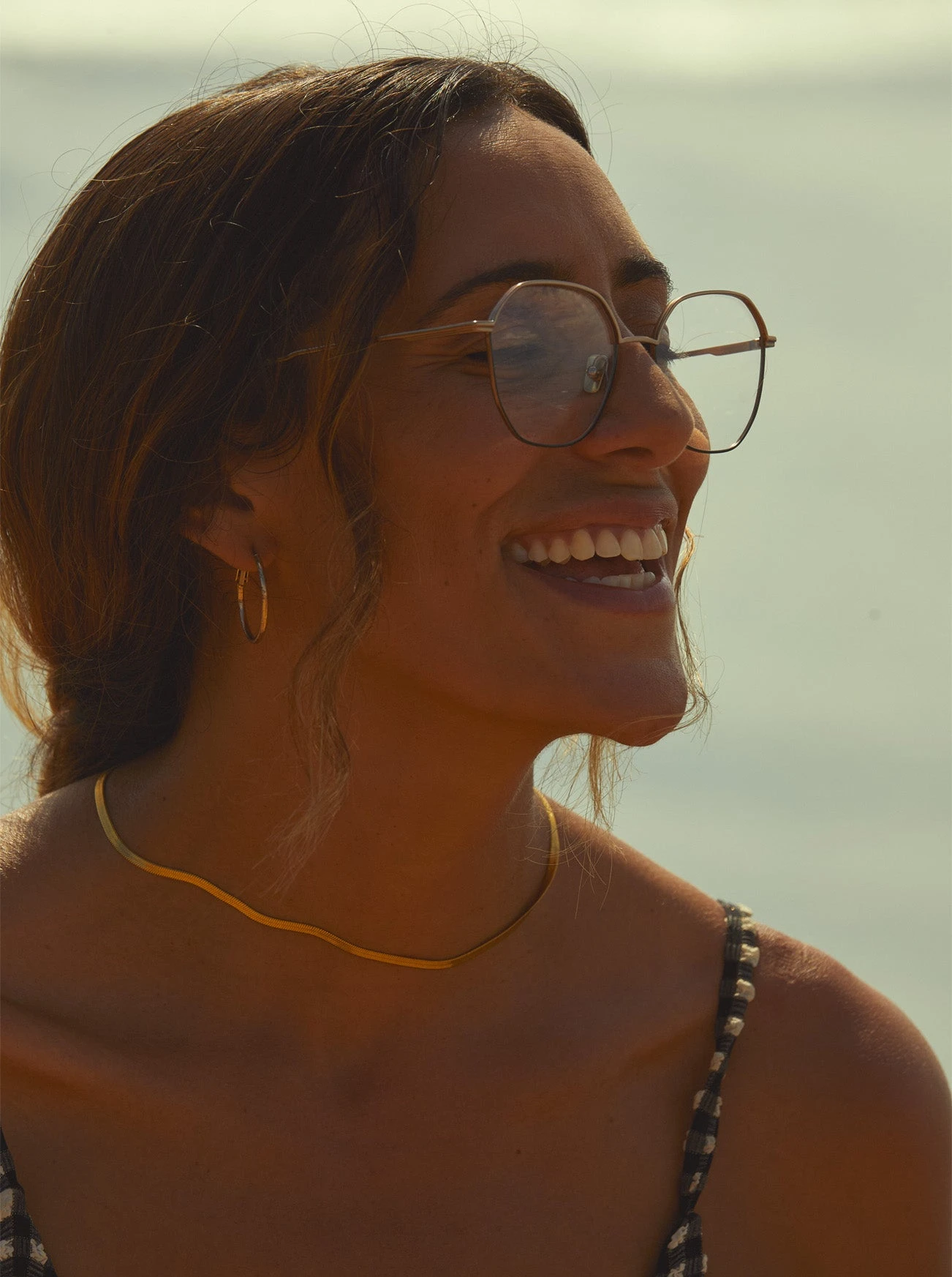 PEELE-Satin Japanese + Gold Sorrel / Clear-54 6 PEELE-Satin Japanese + Gold Sorrel / Clear-54 - Image 6