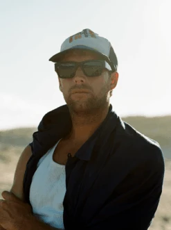 RUFIO-Recycled Black / Green Polarized-55 -Raen Eyeglasses Shop RUFIO SS22 Recycled Black Green Polarized L2