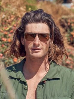 WILEY-Recycled Black / Green Polarized-54 -Raen Eyeglasses Shop WILEY Recycled Black Green Polarized L6